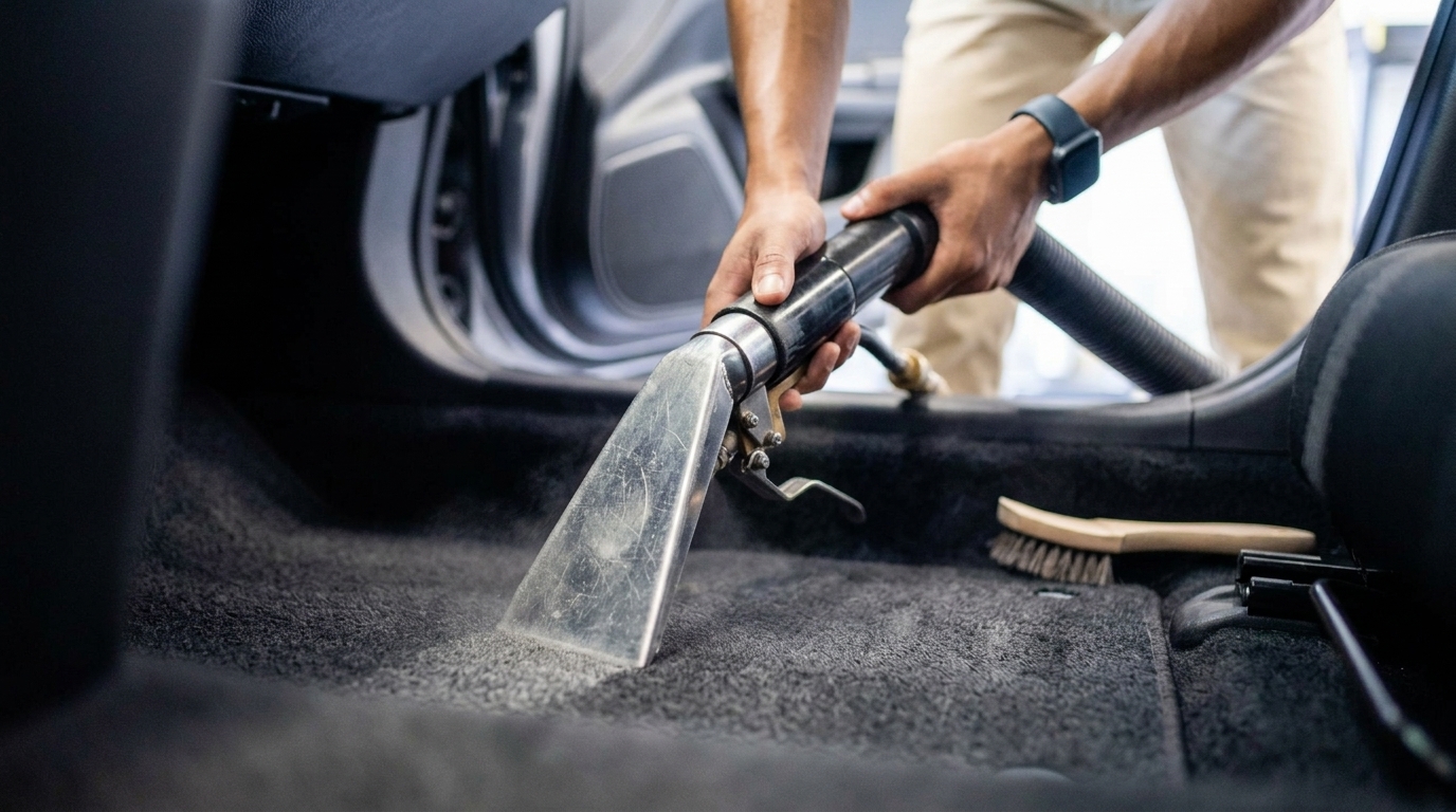 Carpet shampooing